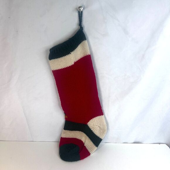 Knitted Christmas Stocking Christmas Tree & Presents Holiday Fireplace Decor - Picture 2 of 8